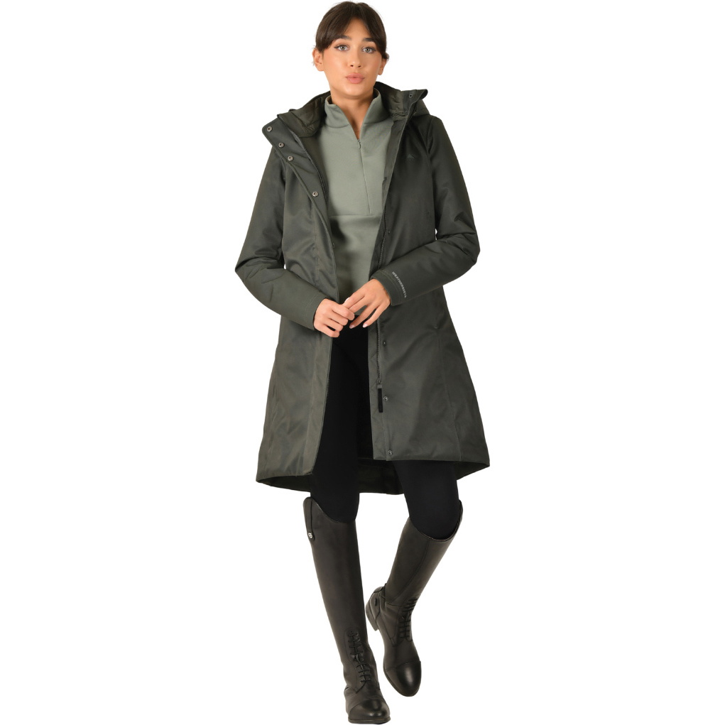 2025 Weatherbeeta Womens All Purpose Waterproof Longline Equestrian Jacket 1028432 - Midnight Green